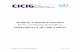 Informe - CICIG - Cuarto Año de labores
