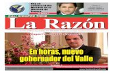 Diario La Razón jueves 3 de mayo