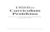 Gure DBHko Curriculum Proiektua