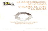 Contaminacion de los rios Chilama, El Jute y la Danta