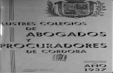 Colegio de abogados de Córdoba, 1937