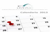 Calendario Bibliotecas 2013