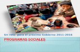 PROGRAMAS SOCIALES PERU Reto 2011-2016