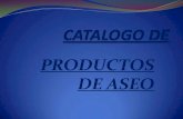 CATALOGO PRODUCTOS ASEO