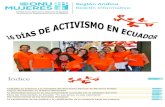 Boletin especial 16 dias de activismo en Ecuador