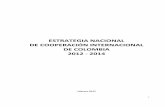 Estrategia COoperacion Colombia 2012-2014