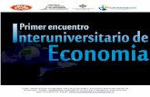 Primer Encuentro Interuniversitario (informe)