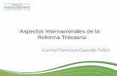 Aspectos Internacionales de la Reforma Tributaria