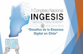 Revista informativa ii congreso nacional ingesis desafios de la empresa digital en chile