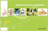 PRODUCTOS AGEL ARGENTINA - MZO 2012