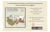 Barcelona presentacion estudio actividad economica y losderechos humanos