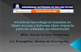 Iniciativas tecnológicas basadas en Open Access y Software Libre