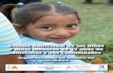 Estudio nutricional de los niños y niñas menores de 12 años de Bluefields y sus comunidades
