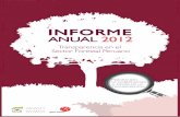 Informe Anual 2012: Transparencia en el Sector Forestal Peruano