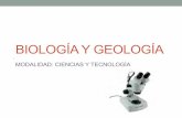 Presentcaión de la asignatura de Biología y Geología