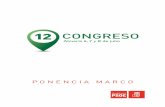 Ponencia Marco 12 Congreso PSOE-A
