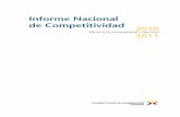 Informe Nacional de Competitividad