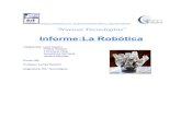 Informe: La robotica
