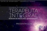 Terapeuta Integral, mención Psicología Transpersonal