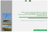 Plan de seguimiento de la Estrategia de Cambio Climático para Extremadura 2009-2012