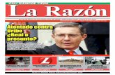 Diario La Razón lunes 18 de noviembre