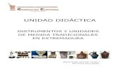 Unidad didáctica instrumentos y unidades de medida tradicionales en Extremadura