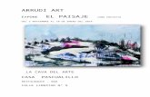 Arrudi art  - El Paisaje como pretexto