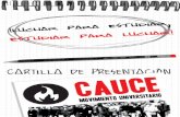 CAUCE - CARTILLA DE PRESENTACIÓN