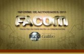 Informe de Actividades Académicas FACOM 2011