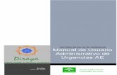 Historia de Salud de Urgencias. Manual de Usuario. Administrativo de Urgencias AE.
