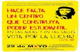 Elecciones en Humanidades! Votá a la 29 de MAYO + independientes en la IZQUIERDA AL FRENTE
