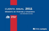Ministerio de Vivienda y Urbanismo - Cuenta Anual 2011