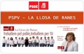 Programa electoral 2011-2015 PSPV-PSOE de la Llosa de Ranes