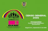 CENSO GENERAL DANE 2005