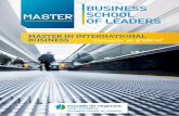 Catálogo "Master in International Business"