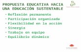 Propuesta Educativa para promover una Escuela Sustentable