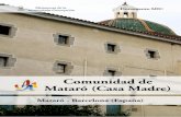 COMUNIDAD DE MATARÓ-CASA MADRE