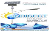 INDISECT | Alumbrado Público lumianrias solares vapor de sodio