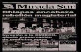 Chiapas encabeza rebelión magisterial