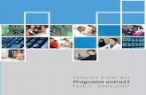 Informe Final del Programa entra21: Fase I 2001-2007