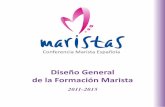 Diseño General de la Formación Marista 2011-2015
