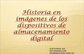 HISTORIA DE DISPOSITIVOS DE ALMACENAMIENTO