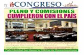 La Voz del Congreso - Edición N° 15 - Pleno y Comisiones Cumplieron con el País