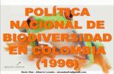 Política nacional de biodiversidad - Colombia
