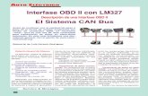 Interfase OBD II con LM327: Descripción de una Interfase OBD II - El Sistema CAN Bus