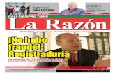 Diario La Razón jueves 3 de noviembre