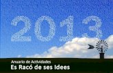 Anuario de actividades 2013
