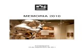 Memoria Museu Nacional 2010 (castellano)