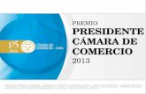 Periodistas reconocidos con el Premio Presidente de la Cámara de Comercio de Lima