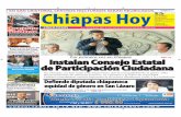 Chiapas HOY Sábado 05 de Septiembre en Portada & Contraportada